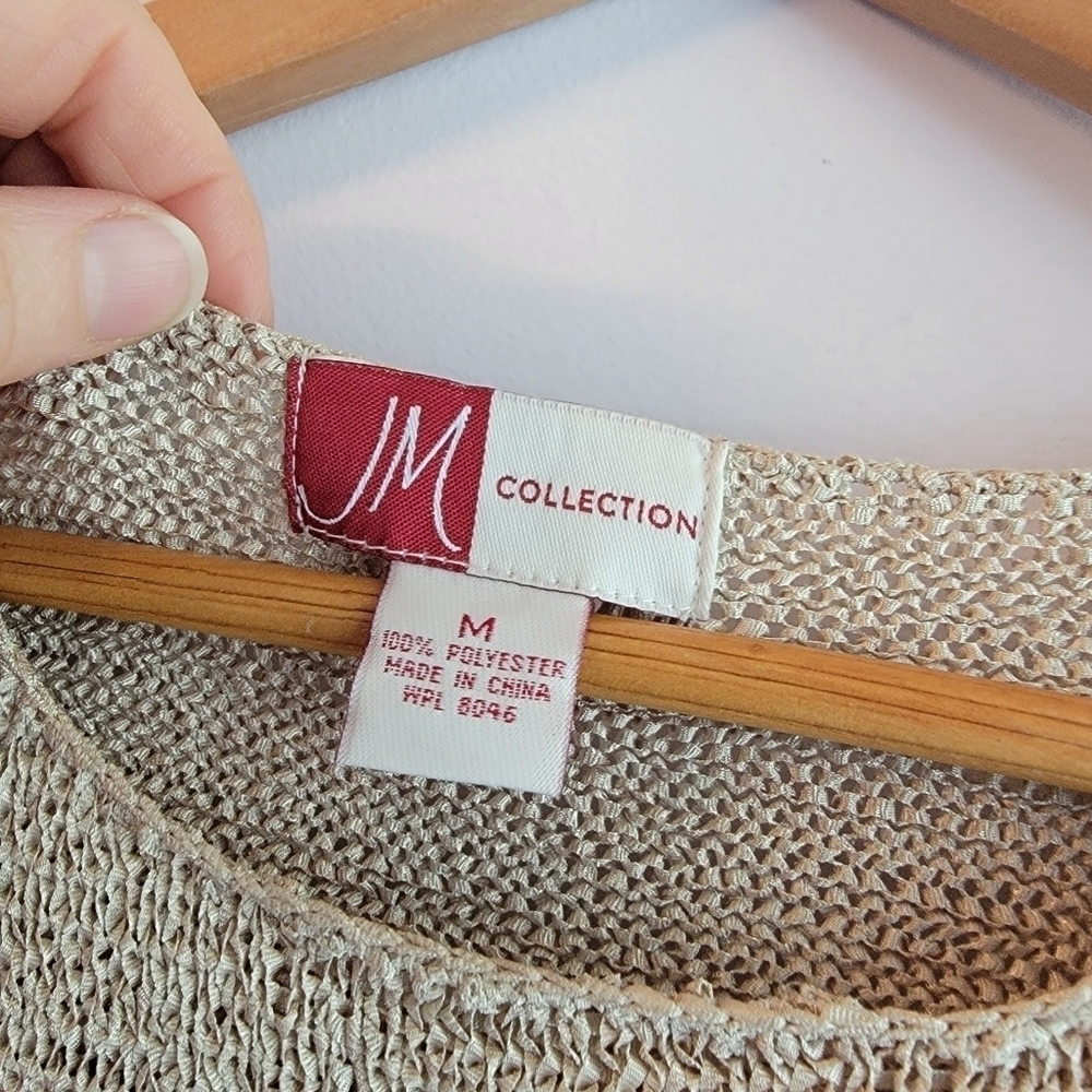JM Collection Vintage Floral Sweater Size M - Picture 4 of 6